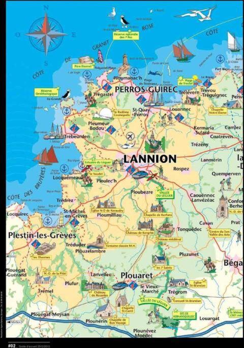 Maison Lannion Historique - Cote De Granit Rose Buitenkant foto